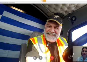 Τάσος Λάππας: Η μόνη του συντροφιά στον παγωμένο Αρκτικό Κύκλο η «Ελληνική Σημαία»