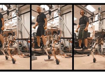 Το 1ο Σύστημα Ολόσωμου Τηλεχειρισμού – Μεταδίδει την κίνηση ανθρώπου σε δίποδο ρομπότ