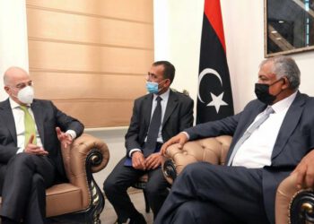 Στην Ελληνική Κοινότητα της Βεγγάζης ο Νίκος Δένδιας