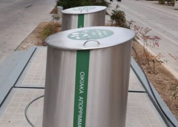 Σε χρήση οι πρώτοι υπόγειοι κάδοι στη Θεσσαλονίκη