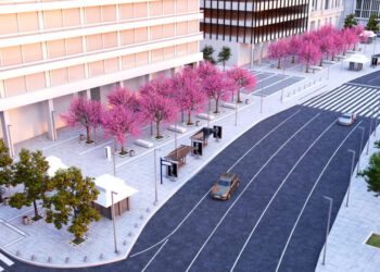 Οι «τέσσερις εποχές» στην Πλατεία Συντάγματος, μετά την ανάπλαση της