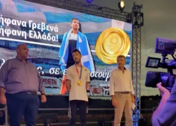 Μίλτος Τεντόγλου: Αποθεώθηκε στα Γρεβενά ο χρυσός Ολυμπιονίκης