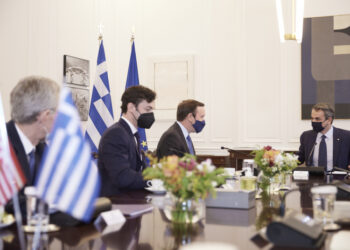 Με Αμερικανούς Γερουσιαστές για τις σχέσεις με ΗΠΑ ο Μητσοτάκης