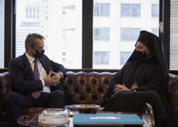 Με τον Ελπιδοφόρο συναντήθηκε ο Μητσοτάκης στη Νέα Υόρκη