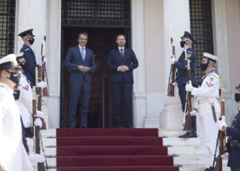 Συνάντηση Μητσοτάκη με τον Πρωθυπουργό της Σλοβακίας