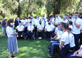 Την Ελληνική αποστολή των Παραολυμπιακών συνάντησε η ΠτΔ
