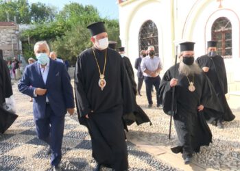 Επίσκεψη του Αρχιεπισκόπου Αμερικής Ελπιδοφόρου στη Χίο