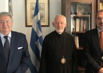 Συνάντηση Κατσανιώτη με τον Αρχιεπίσκοπο Καναδά