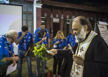 Αγιασμός για τους Έλληνες Προσκόπους του Καΐρου