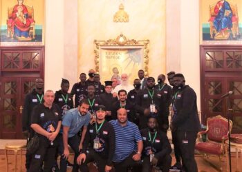 Η πρωταθλήτρια ελληνική ομάδα μπάσκετ του Σουδάν στον Θεόδωρο