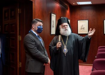 Με τον Πατριάρχη Αλεξάνδρειας συναντήθηκε ο Χαρδαλιάς