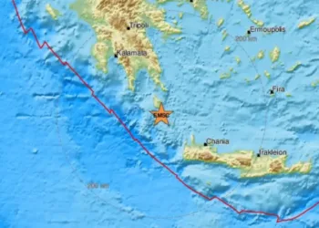 Σεισμός 5,4 Ρίχτερ στα Αντικύθηρα
