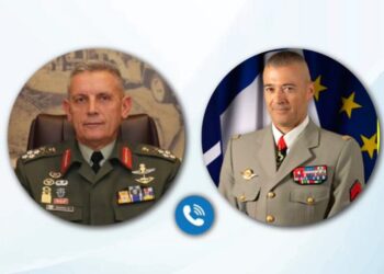 Τηλεφωνική επικοινωνία των Αρχηγών ΓΕΕΘΑ Ελλάδας – Γαλλίας
