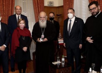 Εκπρόσωποι της Ομογένειας στο Αρχιεπίσκοπο της Ελλάδας